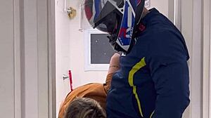 Motoboy Bathroom Fuck