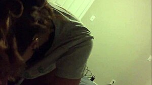 Hey, check this nerdy chocolate teen sucking that cock eagerly