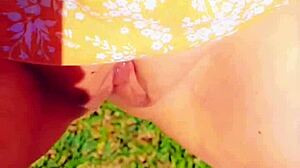 Mature labia spreading