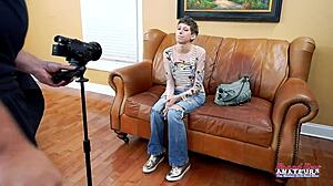 Blonde Sucks Cum Facial