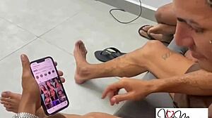 chamou eu pro apartamento