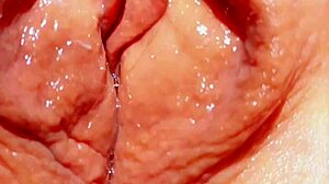 Mature labia spreading