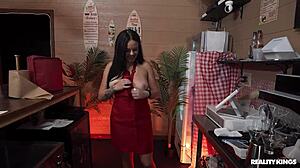 Sandwich Shop Face Fucking