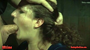 Sloppy Throatfucked Sub