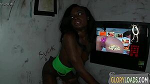 Ebony Gloryhole Deep