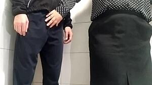 Milf Public Handjob!