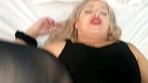 Horny Blonde Double Penetration