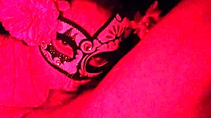 Masked Redhead Sucking Cock