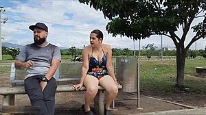 latina milf deepthroats squirts