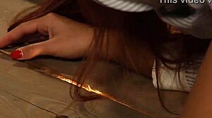 Lesbian Slave Masturbating