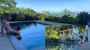 Outdoors Anal Blowjob