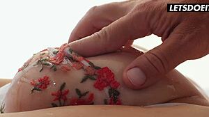 oiled ass spreading pussy