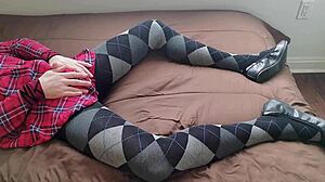 plaid shemale jerking