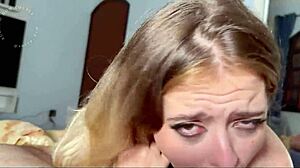 hot blonde deepthroats