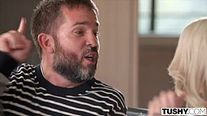 Petite Blonde Ass Gaped