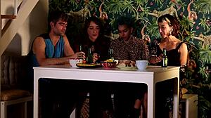 Bisexual Foursome Dinner