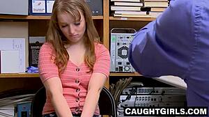 Naughty Cleo Pleases Officer