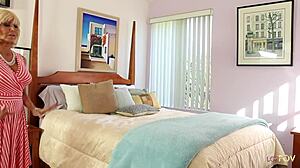 Blonde Explores Scissoring