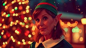 Granny Christmas Creampie