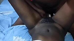 fingering hairy pussy