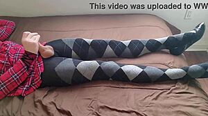 plaid shemale jerking