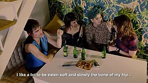 Bisexual Foursome Dinner