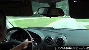 Blondie Handjob Action