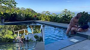 Outdoors Anal Blowjob