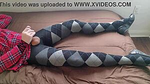 plaid shemale jerking