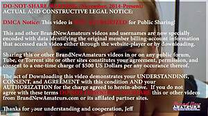 horny brunette drilled hard