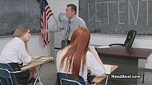 Asian Booty Anal Threesome