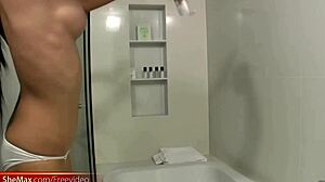 Ladyboy Strokes Cock!