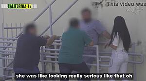 Influencer Strips in Taxi