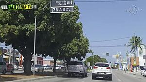 Influencer Strips in Taxi