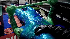 Tape bondage kigurumi