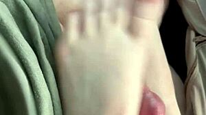 Intense Foot Fetish Cum