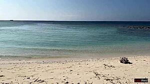 Pissed On Beach Girl