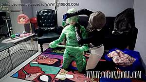 Tape bondage kigurumi