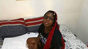 Horny Latina Sucks Cock