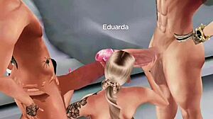 Wild anal oral bacanal