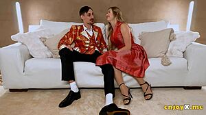 Bald Blond Worships Asshole