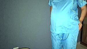 Embarazada Enfermera Eyacular