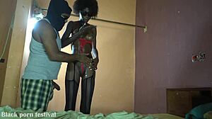 Smoking hot ebony body