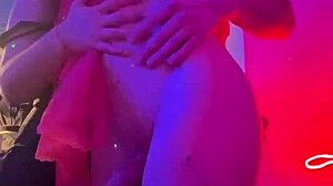 Trans girlfriend anal masturbation