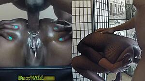 Ebony Anal Creampie Drip