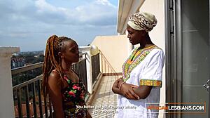 Intense Ebony Lesbian Play