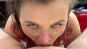 Sloppy Deepthroat Cumshot