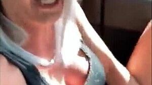 Blonde Masturbates Car