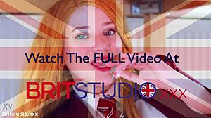 Victoria Sucks Cum-Drenched