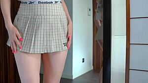 Skinny Schoolgirl Skirts
